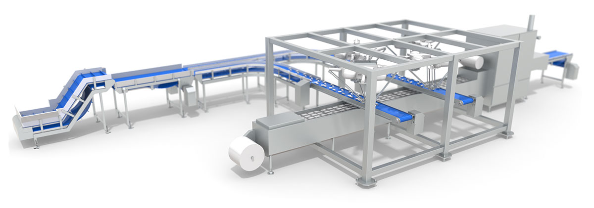 MCA automatic tray filling and sealing